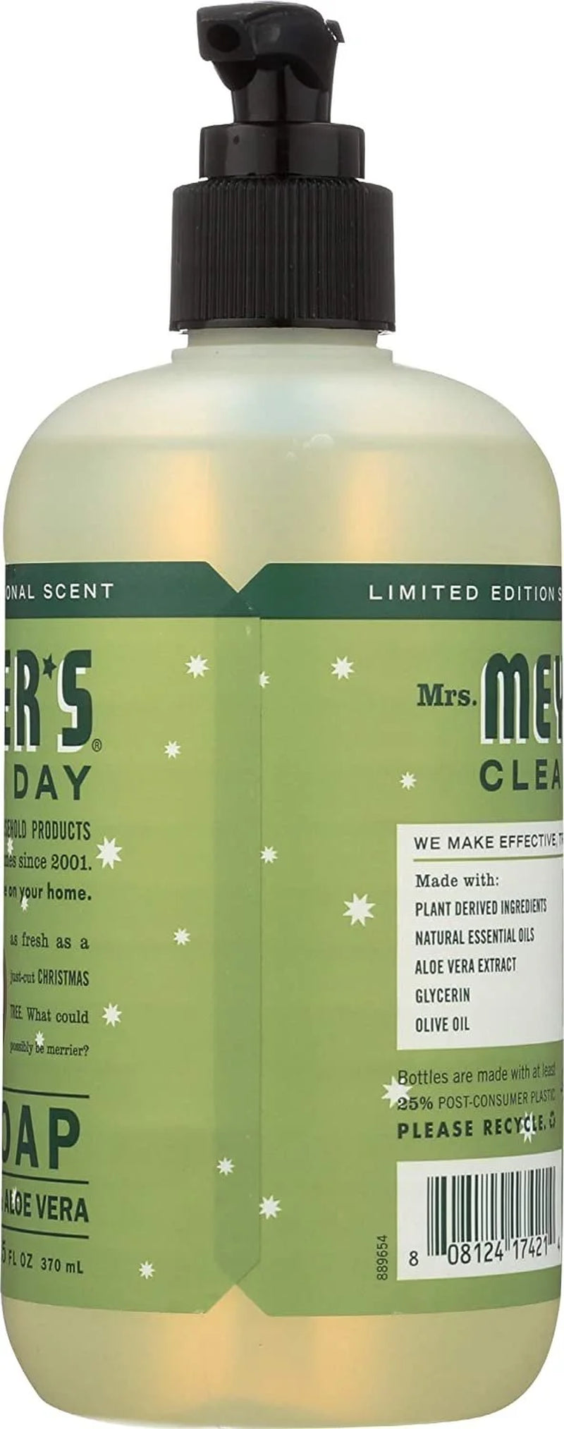 Clean Day Liquid Hand Soap, Cruelty Free and Biodegradable Hand Wash Made with Essential Oils, Iowa Pine Scent, 12.5 Oz Bottle
