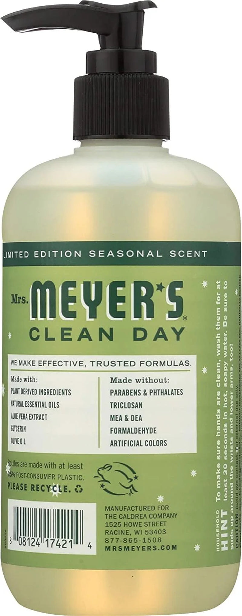 Clean Day Liquid Hand Soap, Cruelty Free and Biodegradable Hand Wash Made with Essential Oils, Iowa Pine Scent, 12.5 Oz Bottle